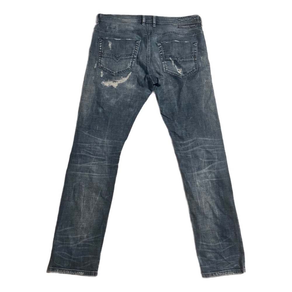 Men's Diesel Grunge Distressed Jeans Sz 33 - Picture 3 of 9